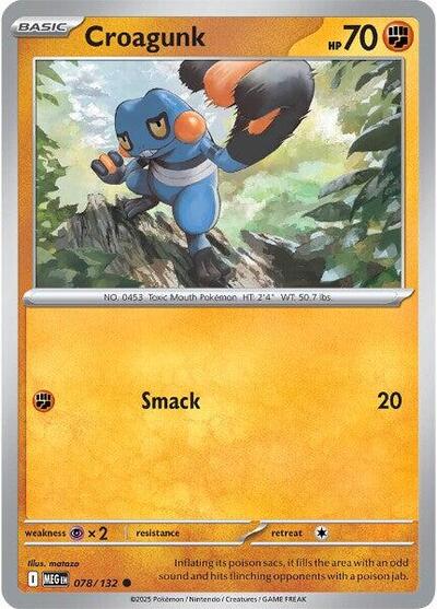 Croagunk (ME01: Mega Evolution) Light Play