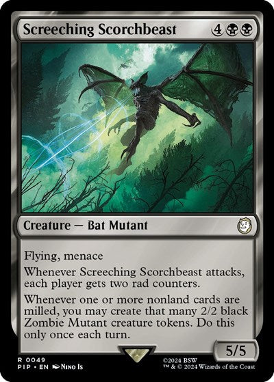 Screeching Scorchbeast (Universes Beyond: Fallout) Light Play