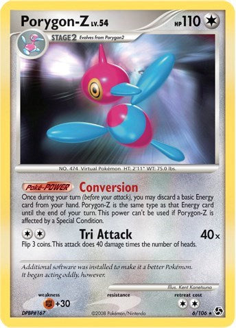Porygon-Z - 6 (Deck Exclusives) Light Play