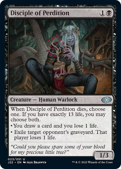 Disciple of Perdition (Jumpstart 2022) Light Play