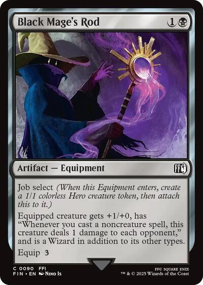 Black Mage's Rod (Universes Beyond: FINAL FANTASY) Light Play