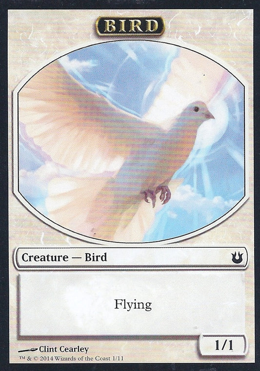 White Bird Token (Born of the Gods) Light Play