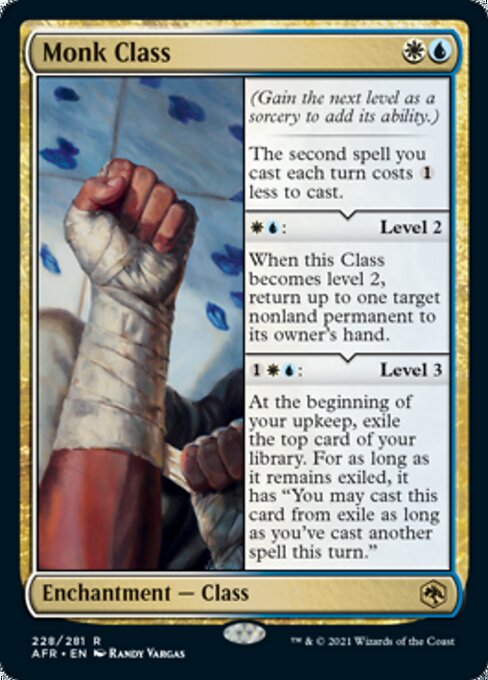 Monk Class (Adventures in the Forgotten Realms) Light Play