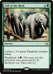 Call of the Herd (Modern Masters 2017) Light Play