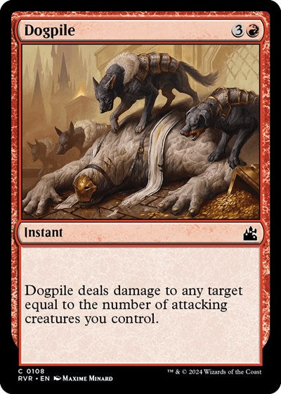 Dogpile (Ravnica Remastered) Light Play Foil