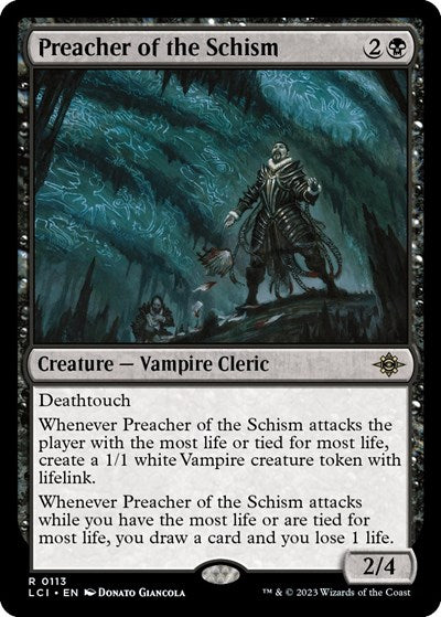 Preacher of the Schism (The Lost Caverns of Ixalan) Light Play Foil