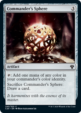 Commander's Sphere (Commander 2020 Ikoria) Light Play