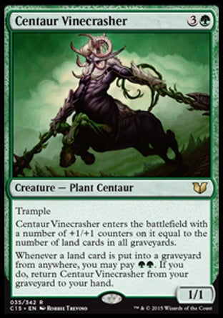 Centaur Vinecrasher (Commander 2015) Light Play