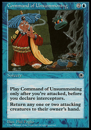 Command of Unsummoning (Portal) Near Mint