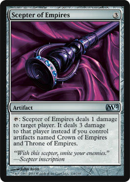 Scepter of Empires (Magic 2012 Core Set) Light Play Foil