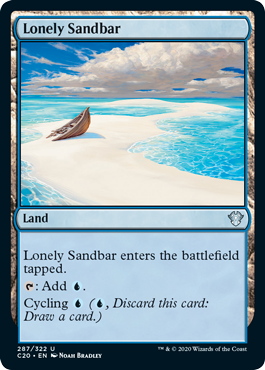 Lonely Sandbar (Commander 2020 Ikoria) Light Play