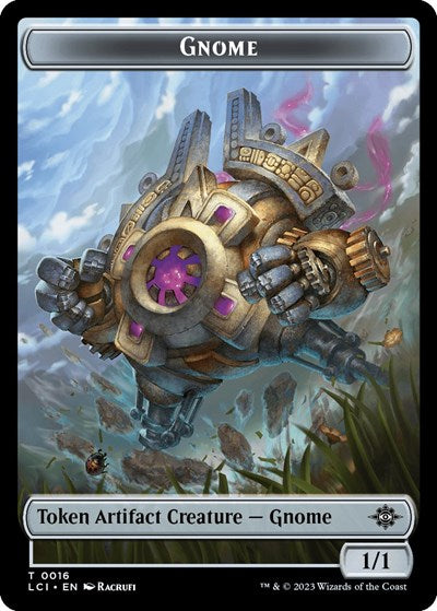Gnome Token (The Lost Caverns of Ixalan) Light Play