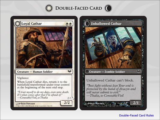 Loyal Cathar (Unhallowed Cathar) (Dark Ascension) Light Play