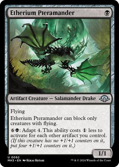 Etherium Pteramander (Modern Horizons 3) Medium Play