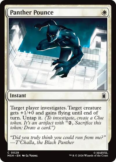 Panther Pounce (Marvel Super Heroes) Light Play