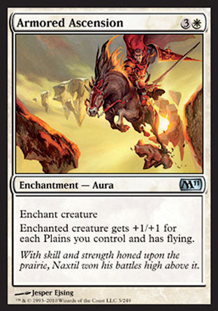 Armored Ascension (Magic 2011 Core Set) Light Play
