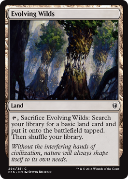 Evolving Wilds (Commander 2016 Edition) Light Play