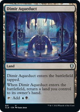 Dimir Aqueduct (Commander Legends: Battle for Baldur's Gate) Light Play