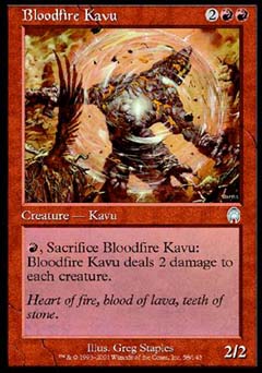 Bloodfire Kavu (Apocalypse) Light Play