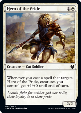 Hero of the Pride (Theros Beyond Death) Light Play