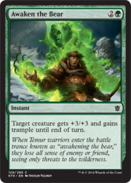 Awaken the Bear (Khans of Tarkir) Light Play