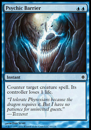 Psychic Barrier (New Phyrexia) Medium Play