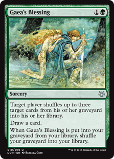 Gaea's Blessing (Duel Decks: Nissa vs Ob Nixilis) Light Play