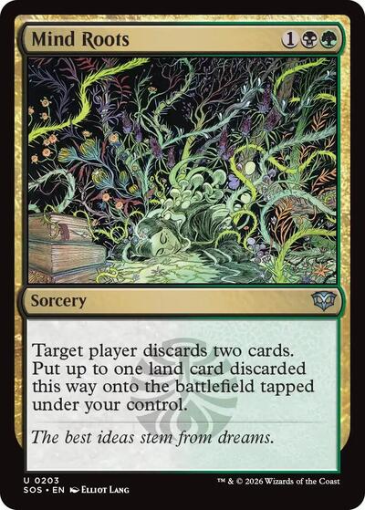 Mind Roots (Secrets of Strixhaven) Light Play Foil