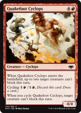 Quakefoot Cyclops (Modern Horizons) Light Play