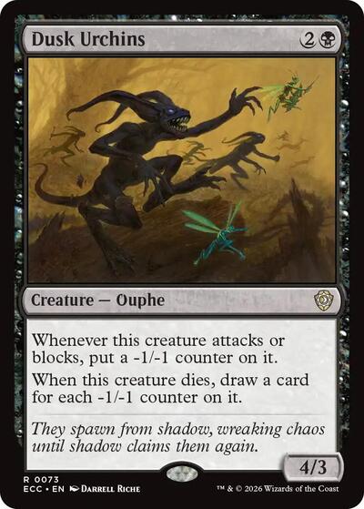 Dusk Urchins (Commander: Lorwyn Eclipsed) Light Play