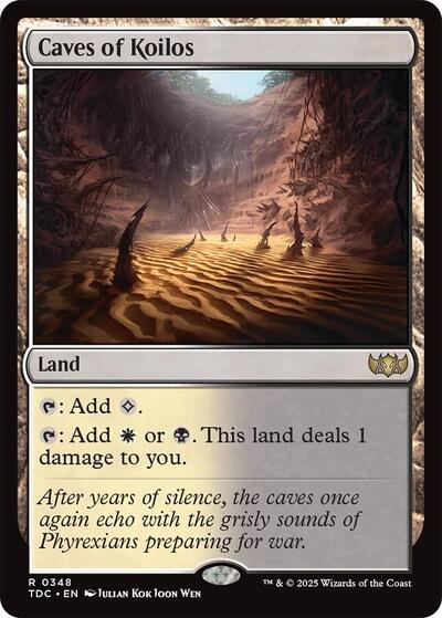 Caves of Koilos (Commander: Tarkir: Dragonstorm) Light Play
