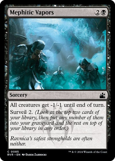 Mephitic Vapors (Ravnica Remastered) Light Play