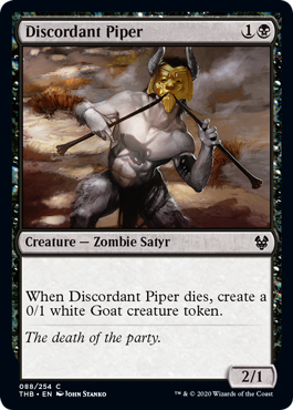 Discordant Piper (Theros Beyond Death) Light Play
