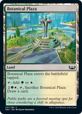 Botanical Plaza (Streets of New Capenna) Light Play Foil
