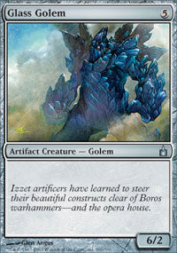 Glass Golem (Ravnica) Light Play