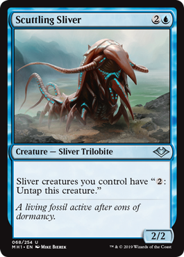 Scuttling Sliver (Modern Horizons) Light Play