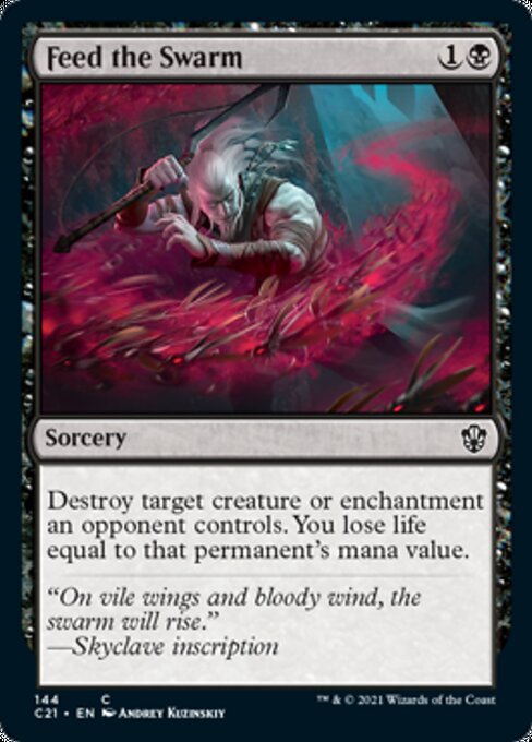 Feed the Swarm (Commander 2021 Strixhaven) Light Play