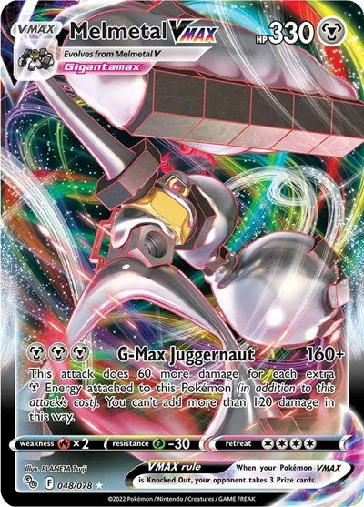Melmetal VMAX (Pokemon GO) Light Play Holofoil