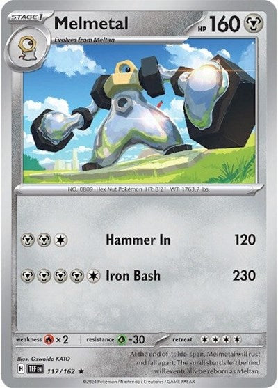 Melmetal (SV05: Temporal Forces) Light Play Holofoil