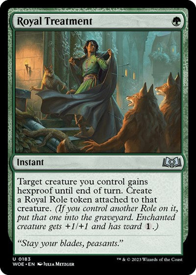 Royal Treatment (Wilds of Eldraine) Light Play Foil