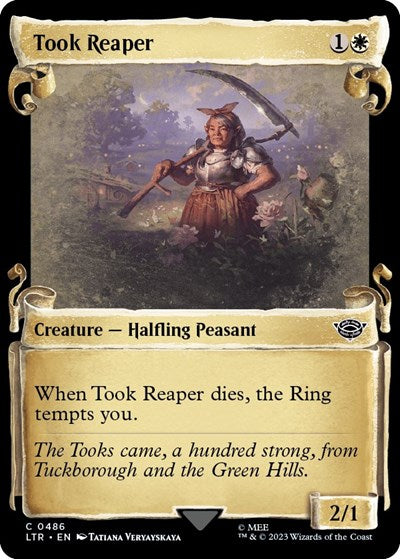 Took Reaper (Showcase Scrolls) (Universes Beyond: The Lord of the Rings: Tales of Middle-earth) Light Play Foil