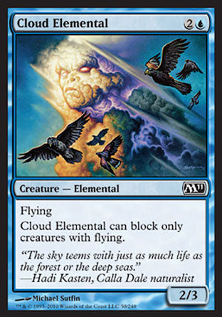 Cloud Elemental (Magic 2011 Core Set) Light Play