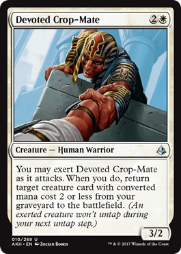Devoted Crop-Mate (Amonkhet) Light Play