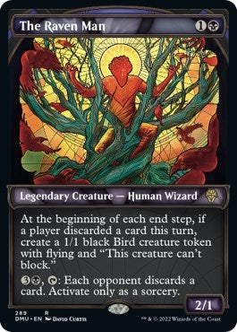 The Raven Man (Showcase) (Dominaria United) Light Play