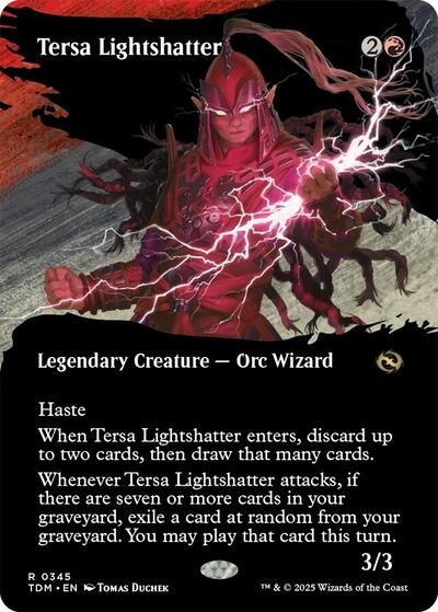 Tersa Lightshatter (Borderless) (Tarkir: Dragonstorm) Light Play