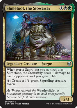 Slimefoot, the Stowaway (Dominaria) Light Play