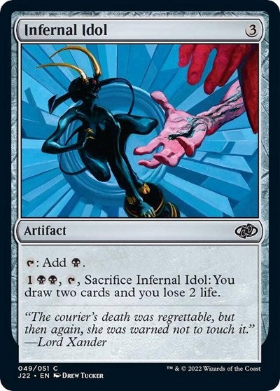 Infernal Idol (Jumpstart 2022) Light Play