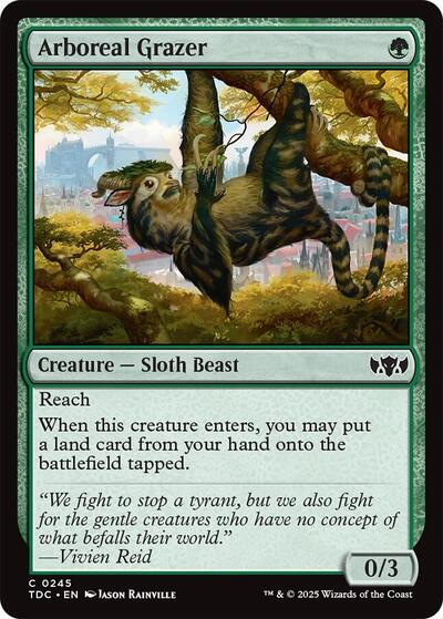 Arboreal Grazer (Commander: Tarkir: Dragonstorm) Light Play