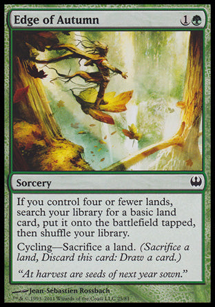 Edge of Autumn (Duel Decks: Knights vs Dragons) Light Play