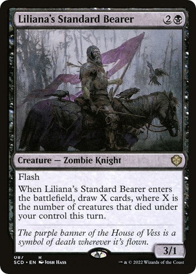 Liliana's Standard Bearer (Commander 2022 Starter Decks) Light Play